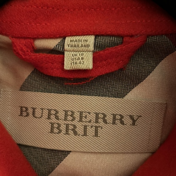DRASTICALLY REDUCED - Burberry Brit Wool Bomber Jacket - Picture 11 of 13